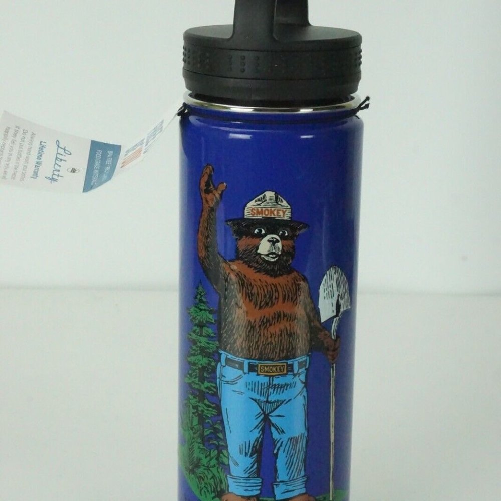 Filson Smokey The Bear Liberty Metal Water Bottle BRAND NEW